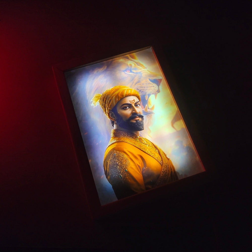 Chhatrapati Shivaji Maharaj LED Magic Frame