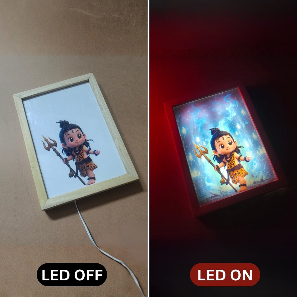 Baby Shiv LED Magic Frame