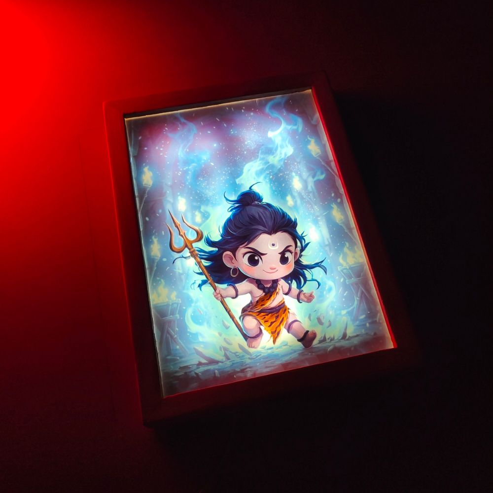 Little Mahadev LED Magic Frame