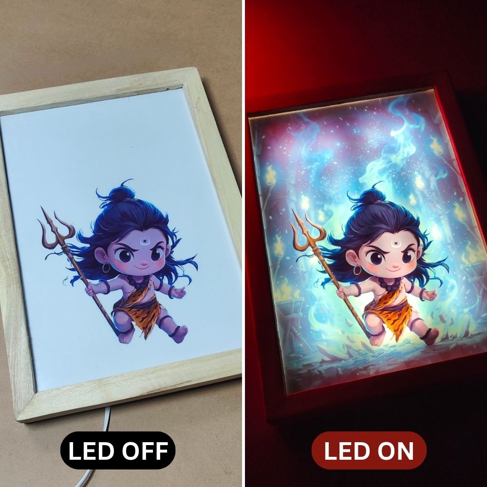 Little Mahadev LED Magic Frame