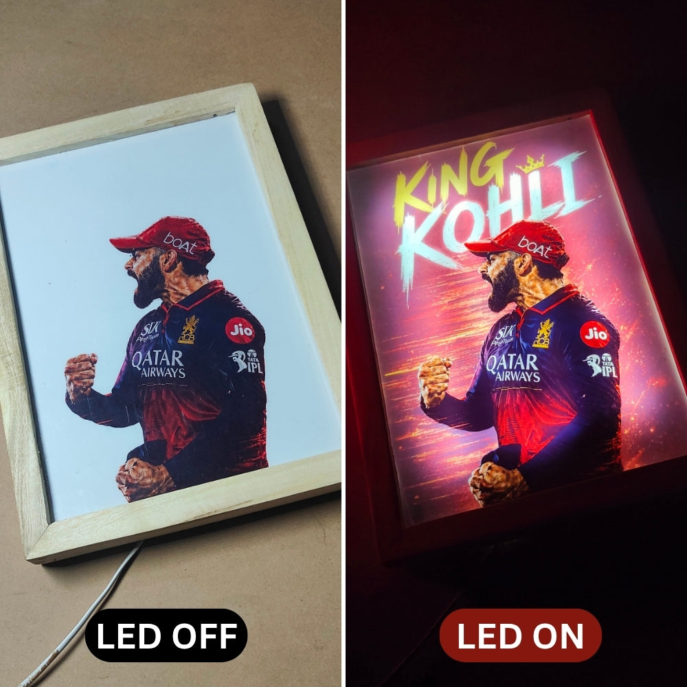King Kohli Blaze LED Magic Frame
