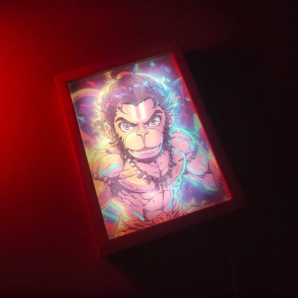 Neon Bajrang LED Magic Frame