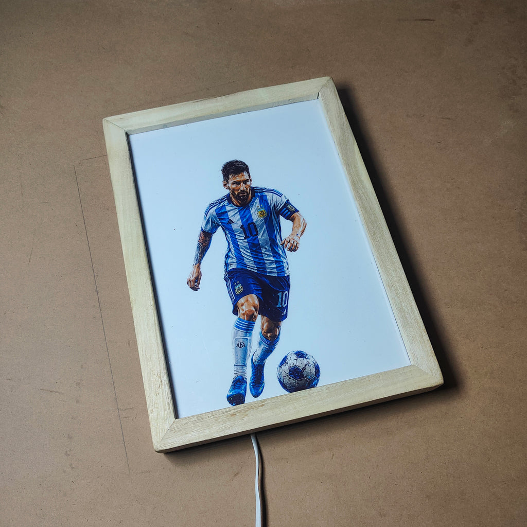 Messi GOAT Edition LED Magic Frame