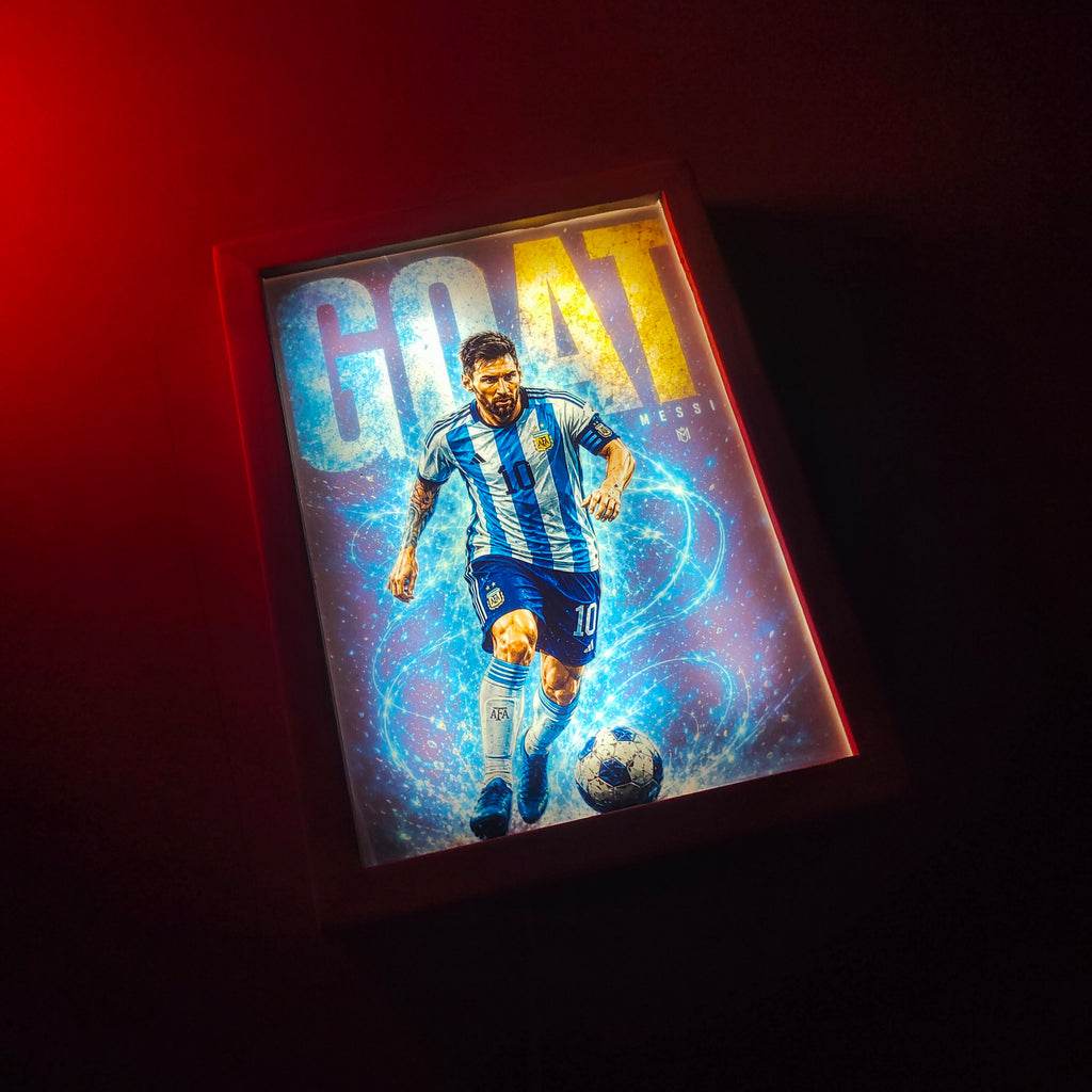 Messi GOAT Edition LED Magic Frame